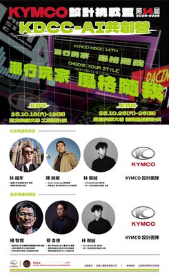 朝陽工設號召挑戰者，勇闖第14屆 KYMCO 設計盃！圖片