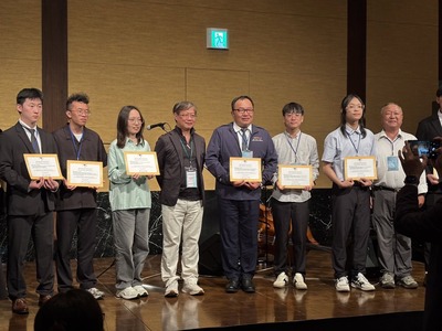 恭喜朝陽工設研究生巫俊緯同學與團隊奪國際學術獎項肯定！圖片